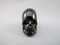 MTBT-M-22-mr : Moon Rock Energized Black Tektite Crystal Skull