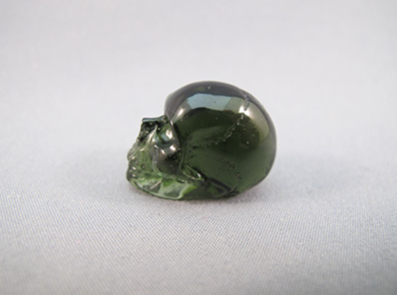 M-4.4-sh : Stonehenge Moldavite Crystal Skull