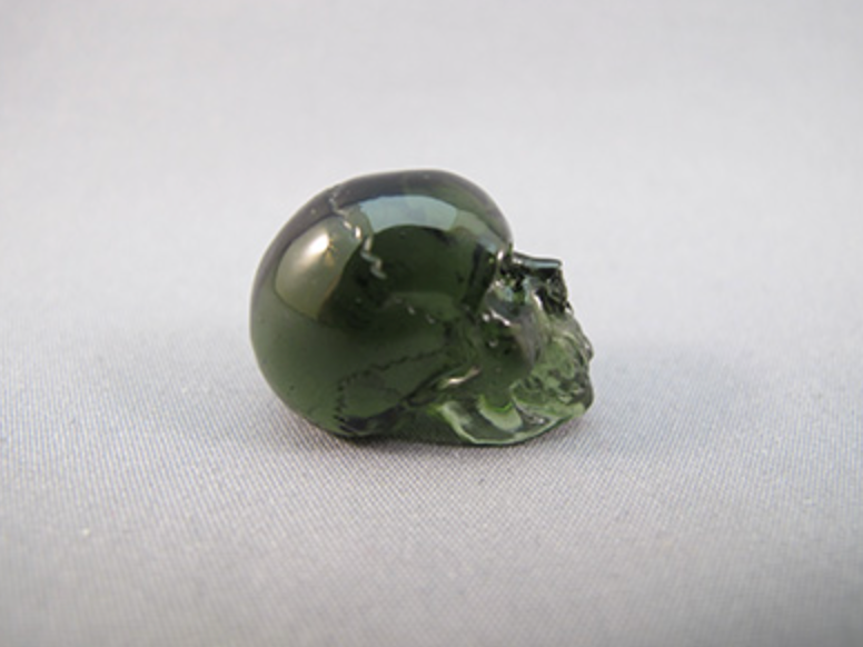 M-4.4-sh : Stonehenge Moldavite Crystal Skull