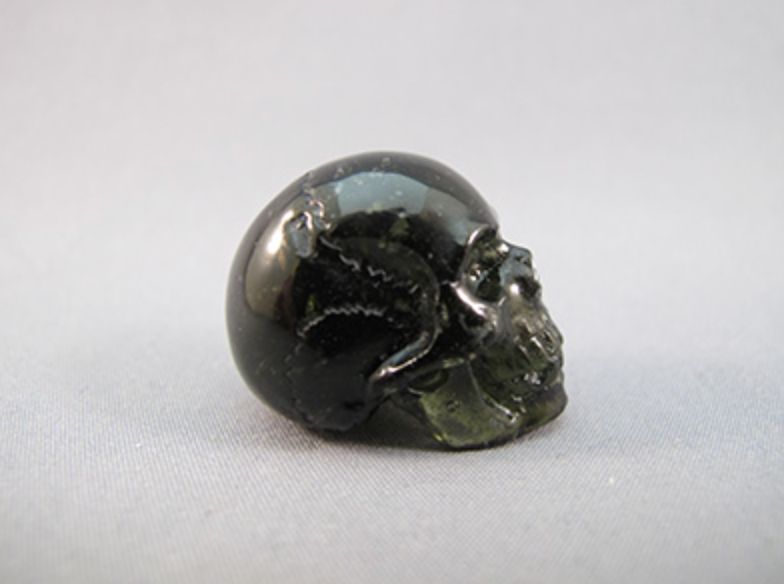 M-9.4-sh : Stonehenge Moldavite Crystal Skull