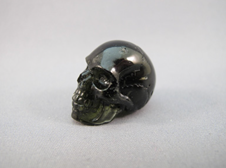 M-9.4-sh : Stonehenge Moldavite Crystal Skull