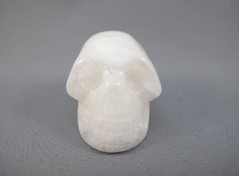 MS-S-45-wr : White Moonstone Crystal Skull