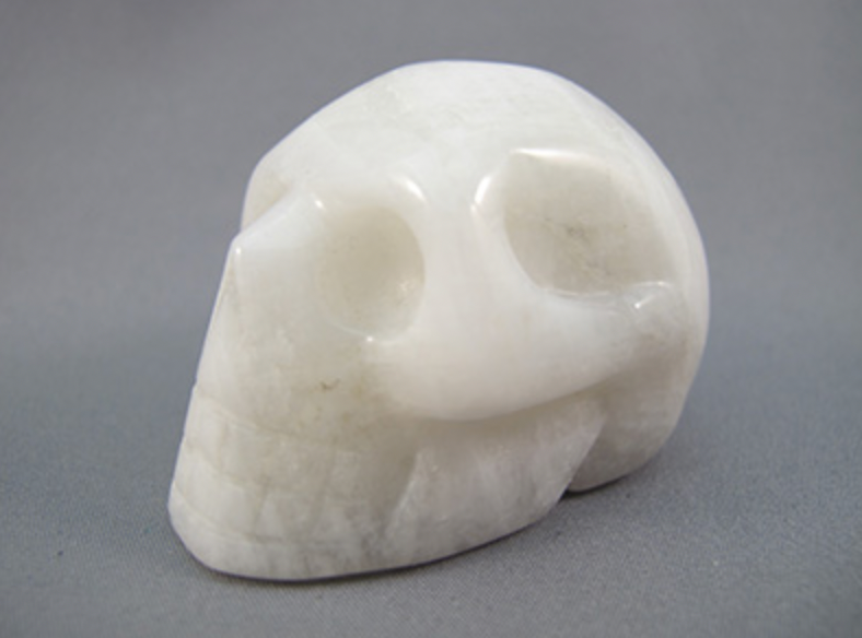 MS-M-95-r : Rainbow Moonstone Crystal Skull