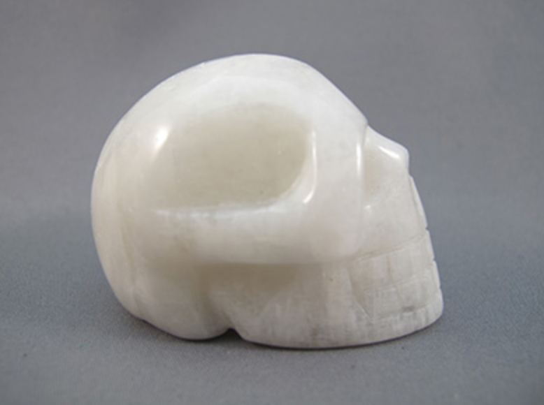 MS-M-95-r : Rainbow Moonstone Crystal Skull