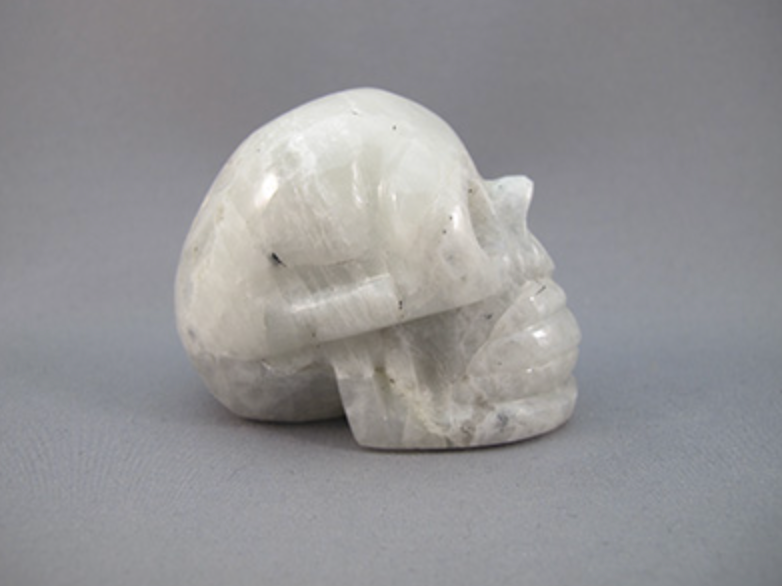 MS-M-150 : Rainbow Moonstone Crystal Skull