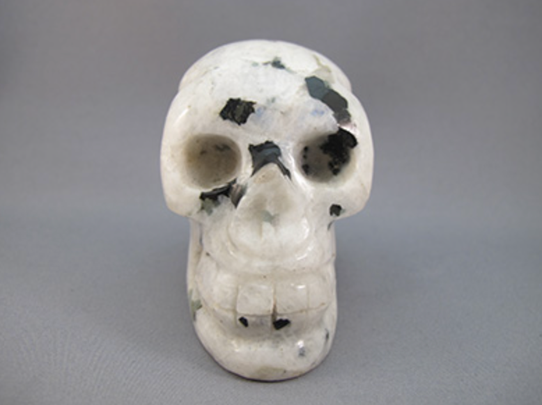 MS-M-300 : Rainbow Moonstone Crystal Skull
