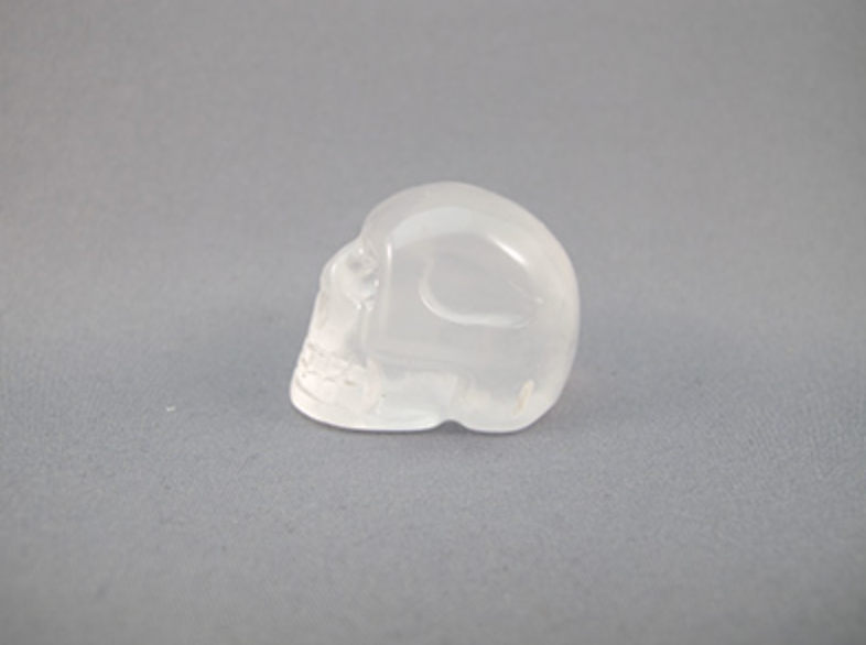 MQ-S-25 : Moon Quartz Crystal Skull