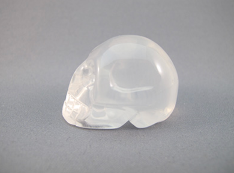 MQ-S-45 : Moon Quartz Crystal Skull