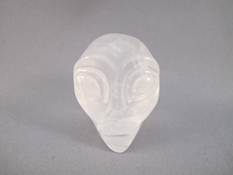 A-MQ-S-65 :  Moon Quartz Starbeing Alien Crystal Skull
