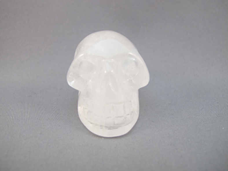 MQ-M-90 : Moon Quartz Crystal Skull