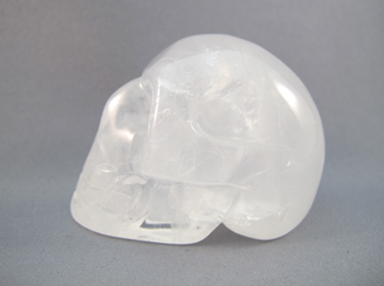 MQ-M-200 :  Rainbow Moon Quartz Crystal Skull