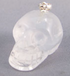 MP-1-MQ : Moon Quartz Crystal Skull Pendant (medium)