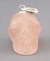 SP-1-MG : Morganite Crystal Skull Pendant (small)