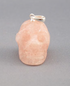 MP-1-MG : Morganite Crystal Skull Pendant (medium)