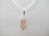 J-SS-MG-5 : Sterling Silver 10 Carat Gem Morganite  Crystal Skull Pendant