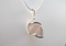 J-SS-MG-7 : Sterling Silver 15 Carat Gem Morganite  Crystal Skull Pendant