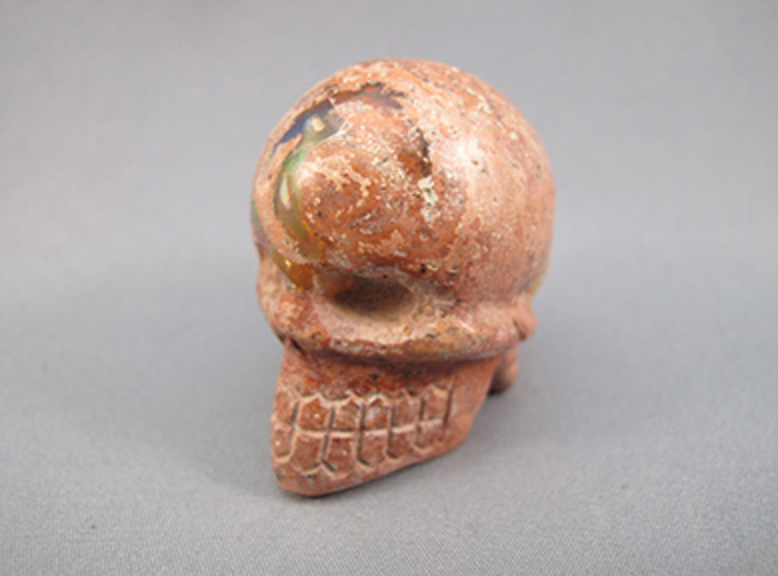 OP-M-41-f : Fire Opal Crystal Skull
