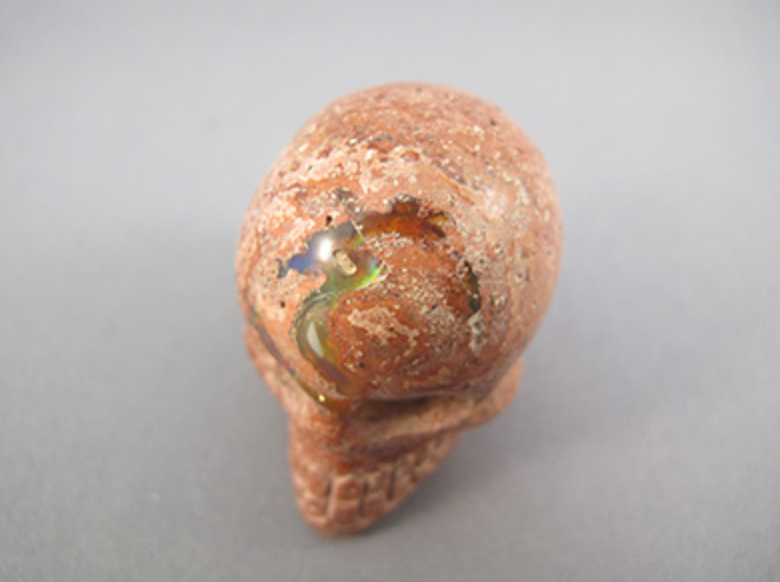 OP-M-41-f : Fire Opal Crystal Skull