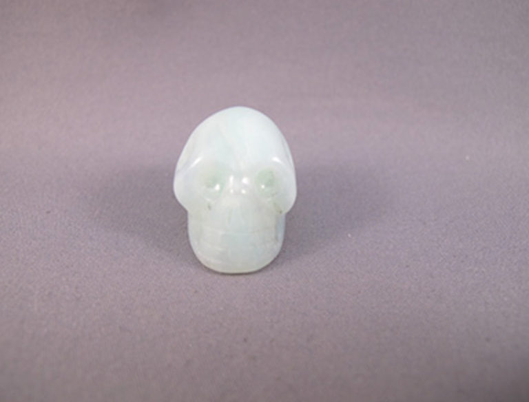 BOP-S-10-a : Blue Opal Crystal Skull (Grade A)