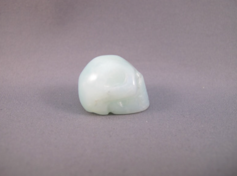 BOP-S-10-a : Blue Opal Crystal Skull (Grade A)
