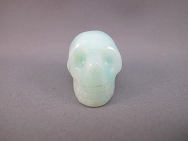 BOP-S-15-a : Blue Opal Crystal Skull (Grade A)