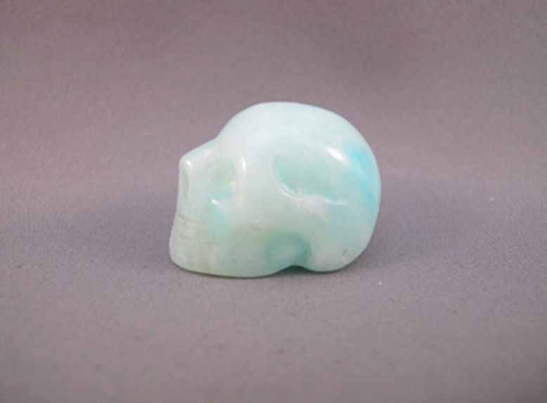 BOP-S-15-a : Blue Opal Crystal Skull (Grade A)
