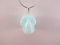 MP-1-BOP-a :  Blue Opal Crystal Skull Pendant - Grade A (medium)