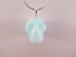 MP-1-BOP-a :  Blue Opal Crystal Skull Pendant - Grade A (medium)