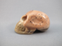 PW-S-55-m-fb  : Freckled Blush Petrified Wood  Mayan Crystal Skull