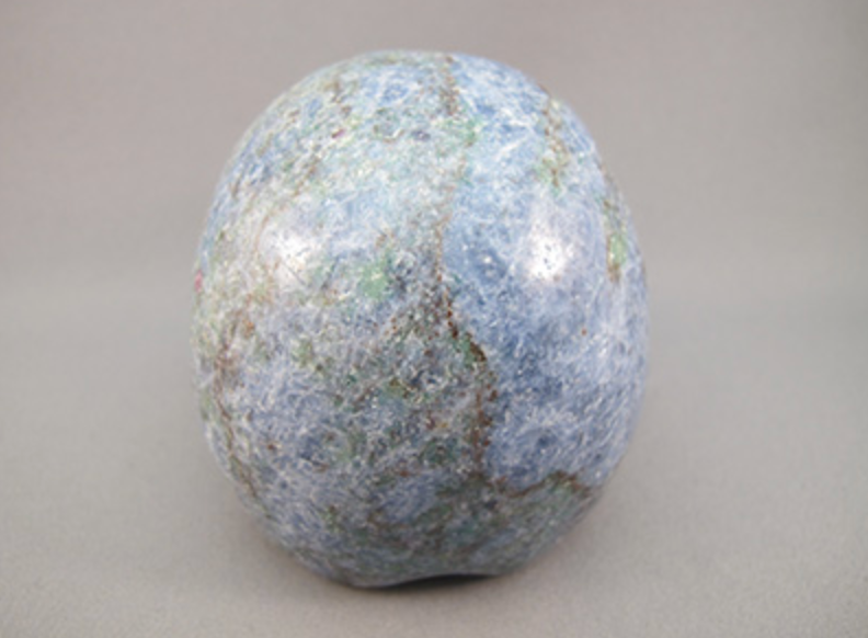 RKY-M-769-f  : Ruby Kyanite with Fuchsite Crystal Skull
