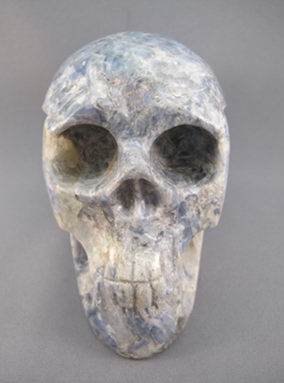 KY-L-1558  : Kyanite Crystal Skull