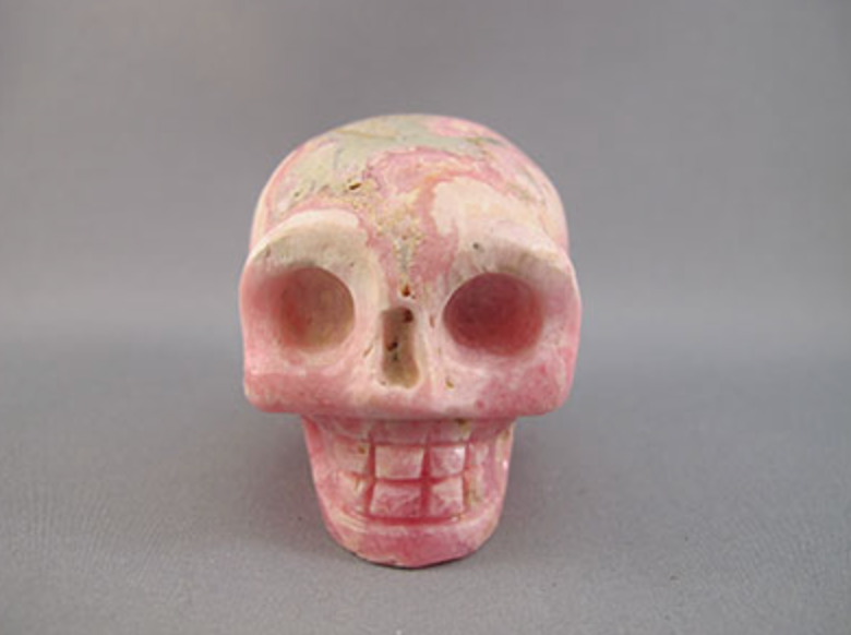RC-M-213 : Rhodochrosite Crystal Skull