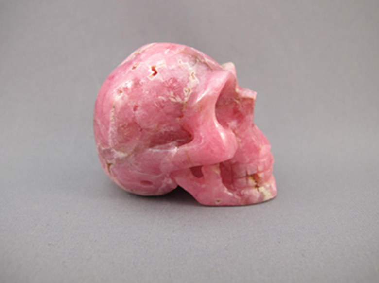 RC-M-100 : Rhodochrosite Crystal Skull