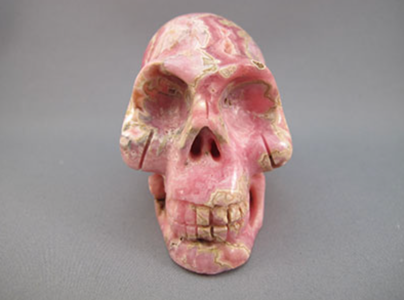 RC-L-335 : Rhodochrosite Crystal Skull