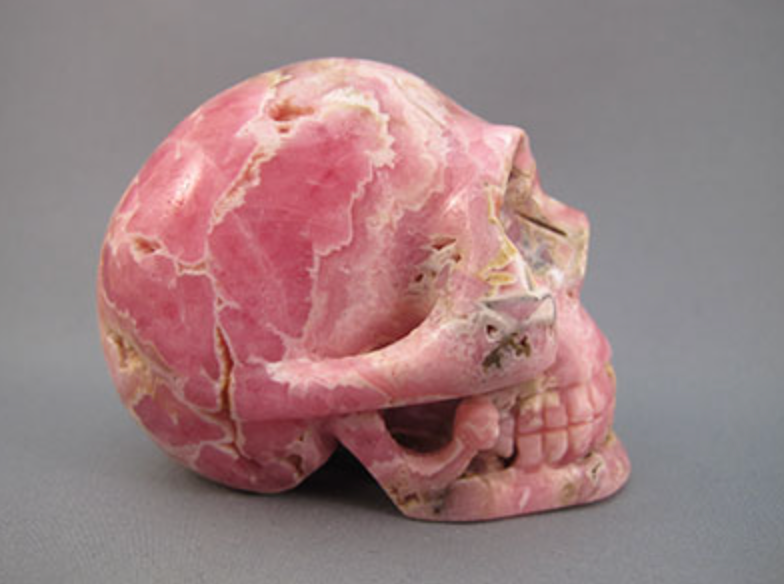 RC-L-335 : Rhodochrosite Crystal Skull