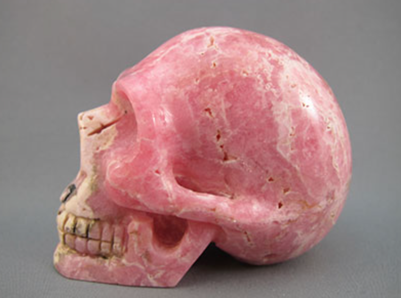 RC-L-430 : Rhodochrosite Crystal Skull