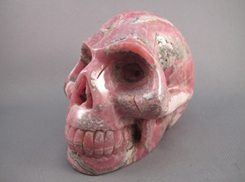 RC-L-1059 : Rhodochrosite Crystal Skull