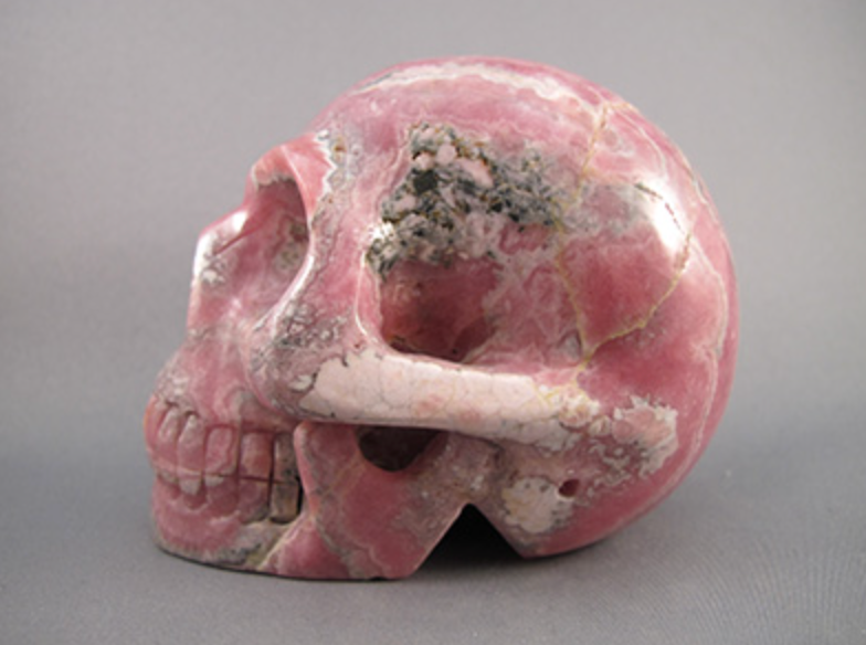 RC-L-1059 : Rhodochrosite Crystal Skull