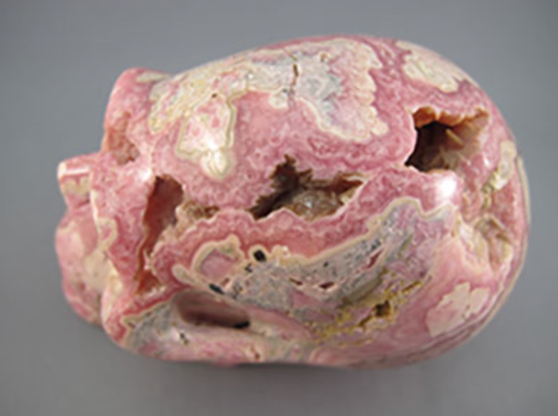 RC-L-1236 : Rhodochrosite Crystal Skull