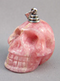 HD-LP-1-RC :  Hi-Def Rhodochrosite Crystal Skull Pendant (large)