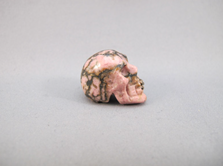 RH-S-15 : Rhodonite Crystal Skull