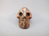 PW-S-55-m-b  : Brown Petrified Wood  Mayan Crystal Skull