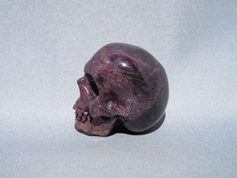 PP-M-060  : Purple Purpurite Crystal Skull