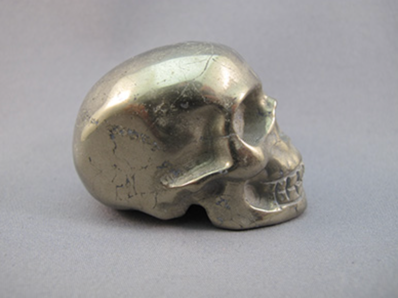 P-S-150 : Pyrite Crystal Skull