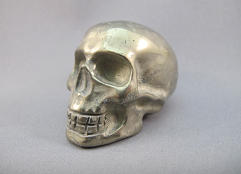 P-S-150 : Pyrite Crystal Skull