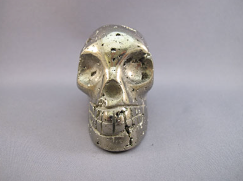 P-M-356 : Sparkling Pyrite Crystal Skull