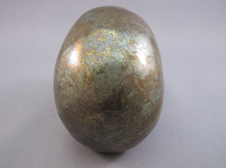 P-M-500-i : Iridescent Chalcopyrite Crystal Skull