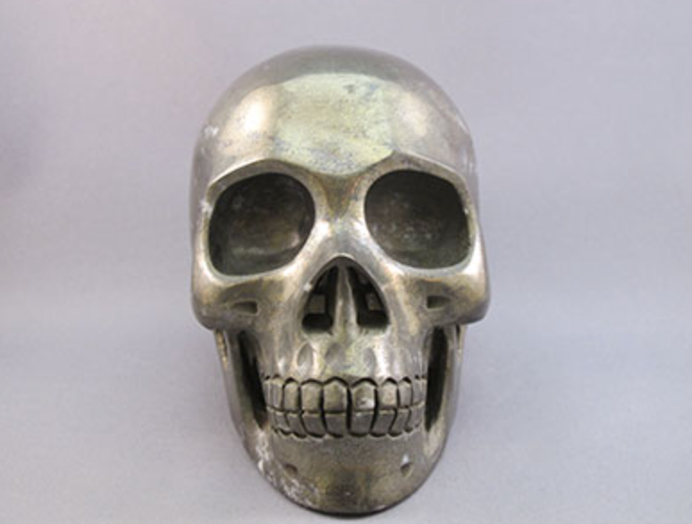 P-L-2053 : Pyrite Crystal Skull