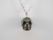 SP-1-P : Pyrite Crystal Skull Pendant