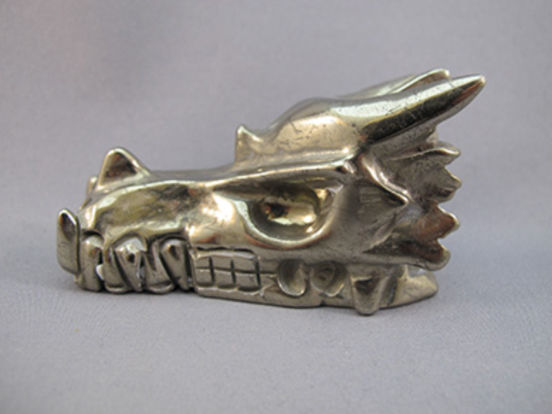 P-M-250-d : Pyrite Dragon Crystal Skull